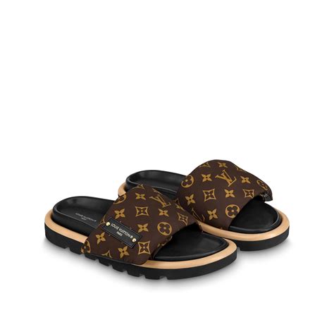 louis vuitton homey flat mule|Louis Vuitton mules and slides.